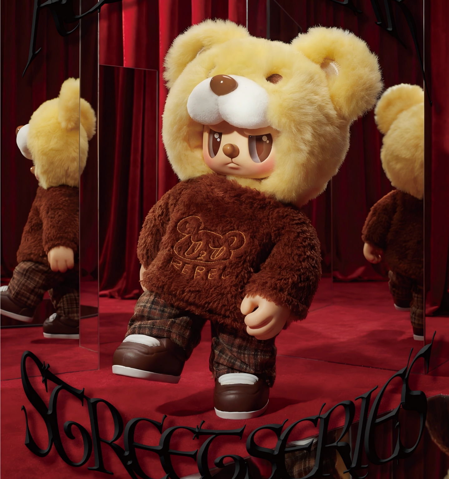 Rebel Bear The Street Series Plush Blind Box