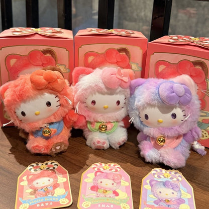 Hello Kitty Meow Meow Blessings Series Plush Blind Box