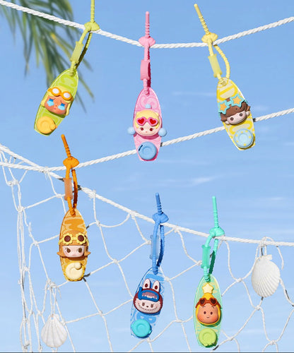 Island vacation series decorative hole buckle blind box