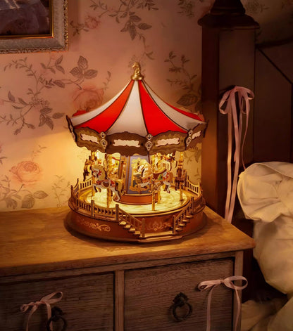 nanci Rolife carousel music box DIY assembly