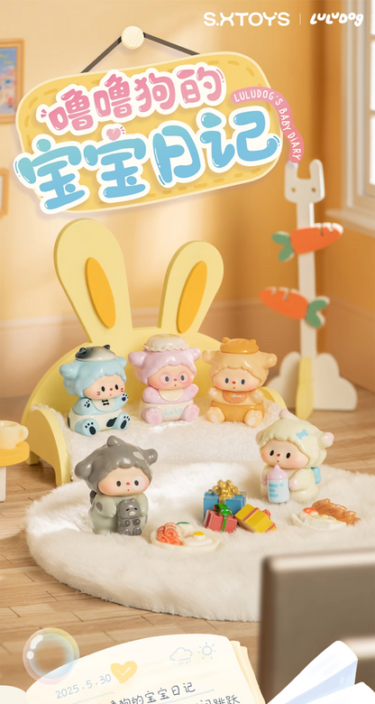 Lulu Dog 3.0 Baby Diary Third Generation Blind Box