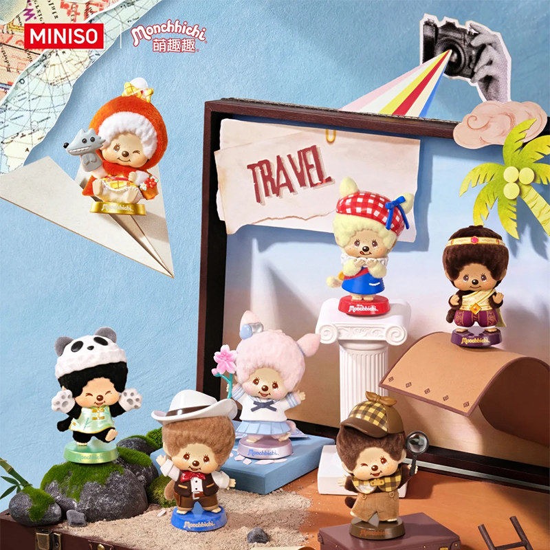 Monchichi Cute Fun Global Tour Series Blind Box
