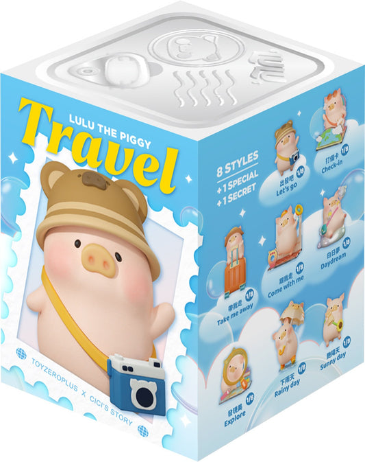 lulu pig  travel series blind box
