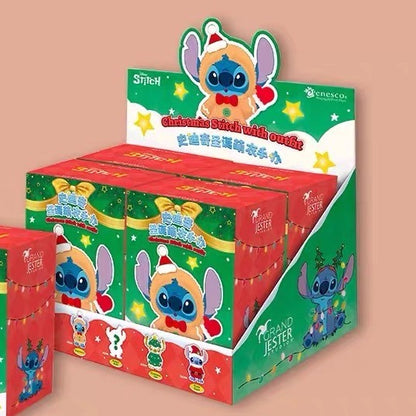 Disney Stitch Christmas Cute Clothes Blind Box