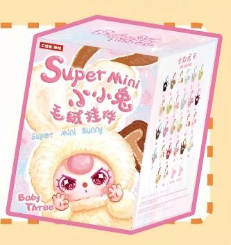 Baby Three super mini bunny plush