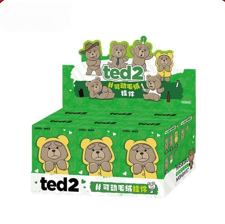 Ted2 Teddy Bear Mobile Doll Plush Pendant Blind Box Gift