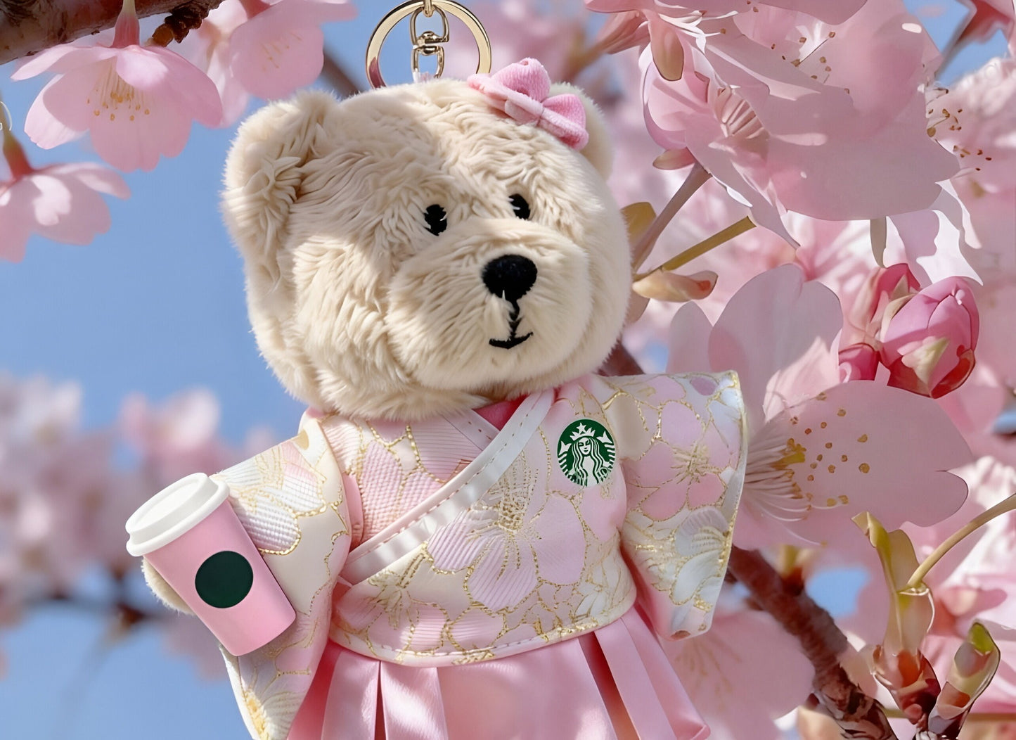 Starbucks Pink Cherry Blossom Bear