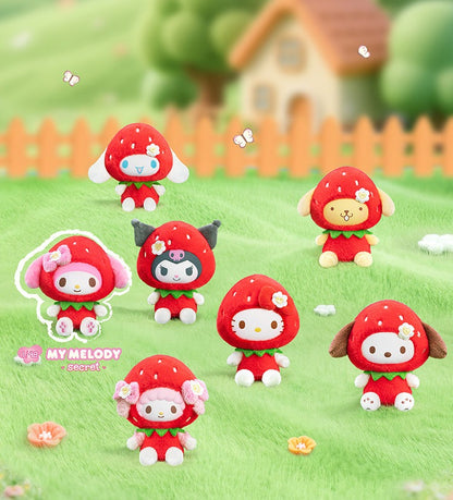 Sanrio Family Strawberry Sweet Series Plush Pendant Blind Box