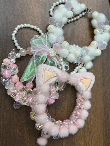 DIY key chain bag charm choose color in the live stream