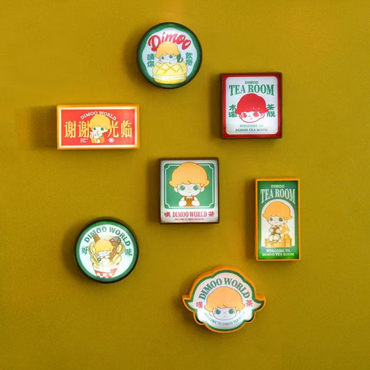 DIMOO WORLD Tea Room Series - Fridge Magnet Blind Box (Guangdong Exclusive)