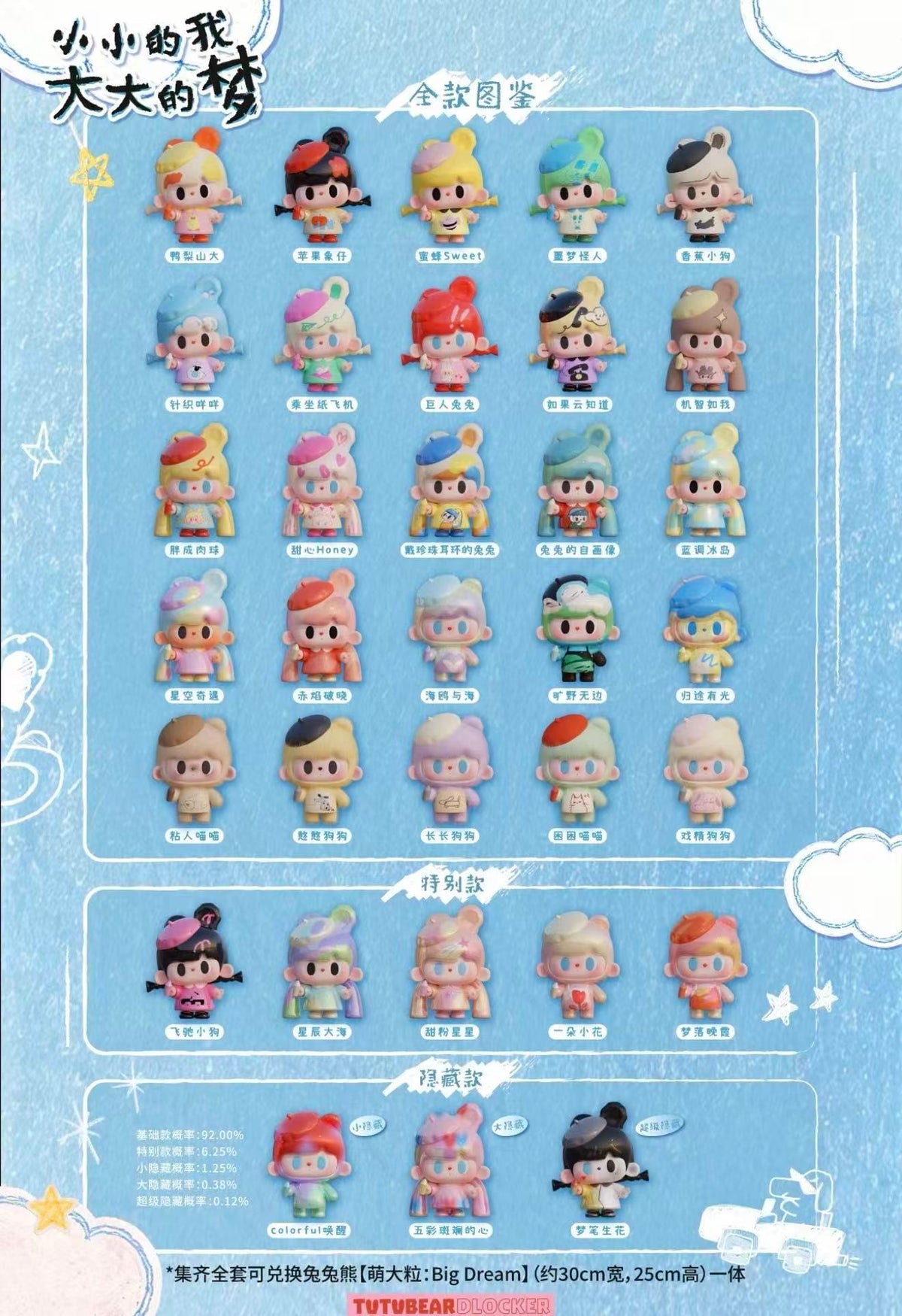 TUTU BEAR 【Little Me, Big Dreams】Series Beans