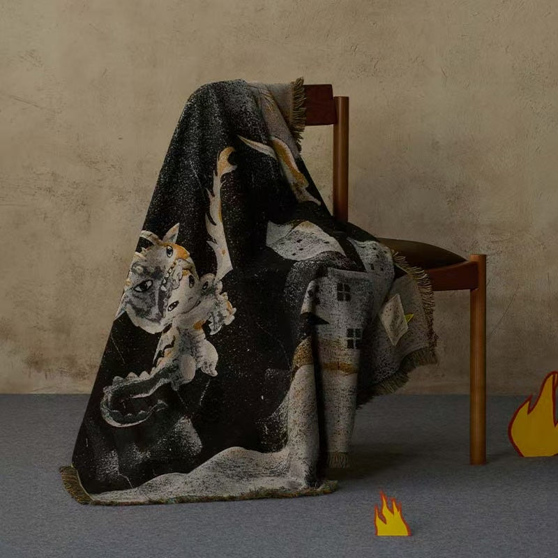 Hirono Mist Man Series - Jacquard Blanket