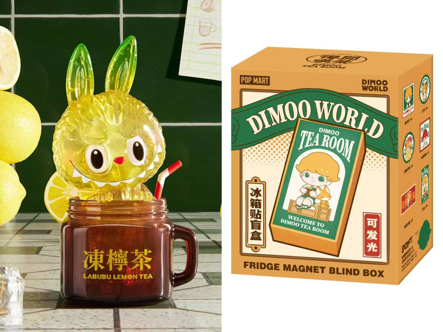 DIMOO WORLD Tea Room Series - Fridge Magnet Blind Box (Guangdong Exclusive)