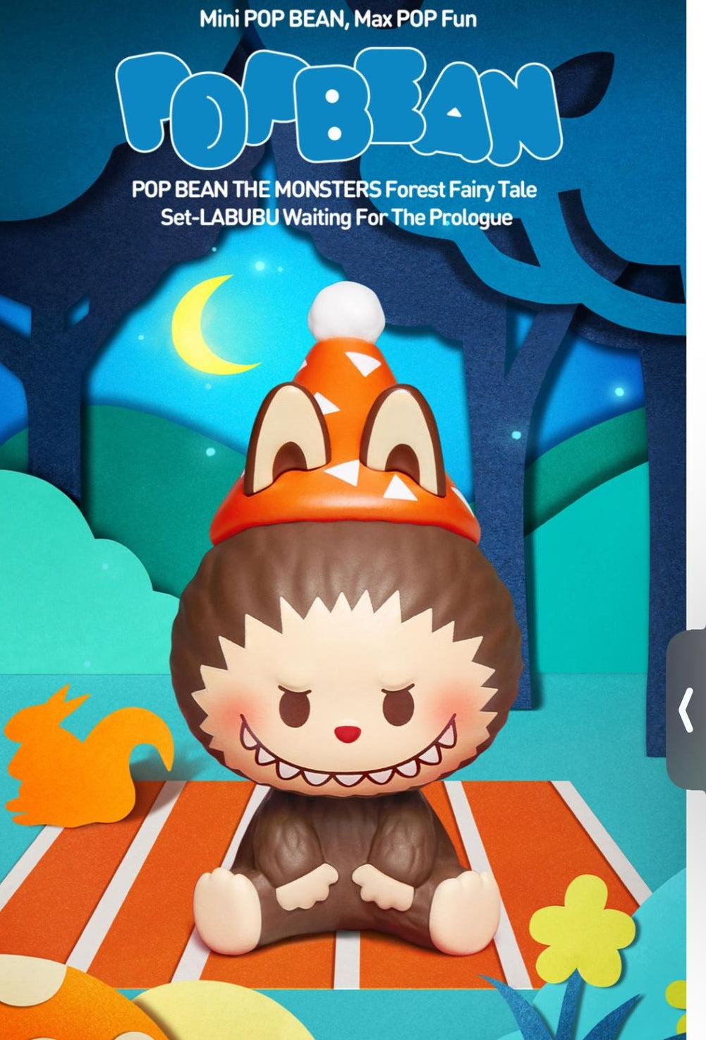 Pop Bean The Monsters Labubu Forest Fairy Tale Set