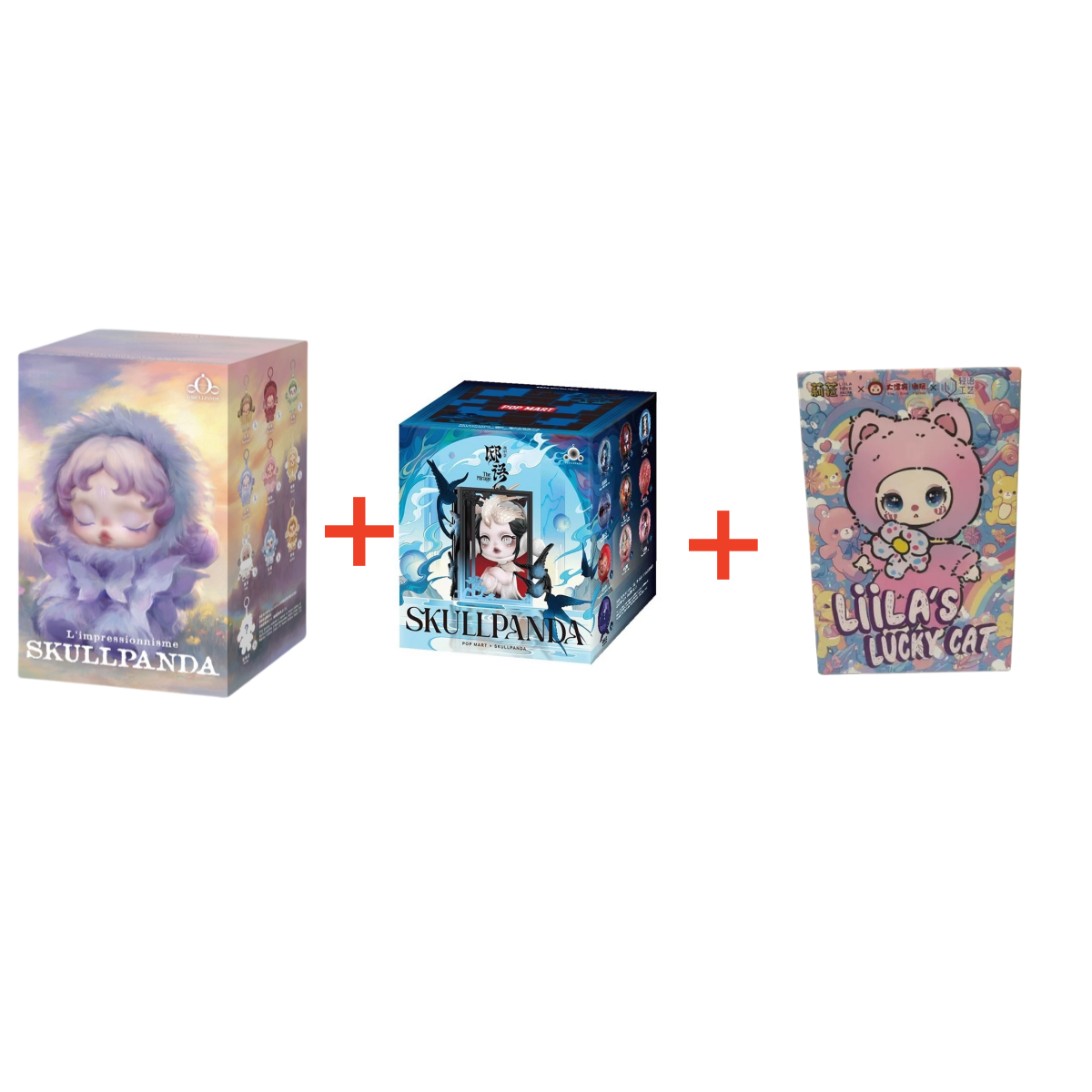 SKULLPANDA L'impressionnisme Series Plush Doll